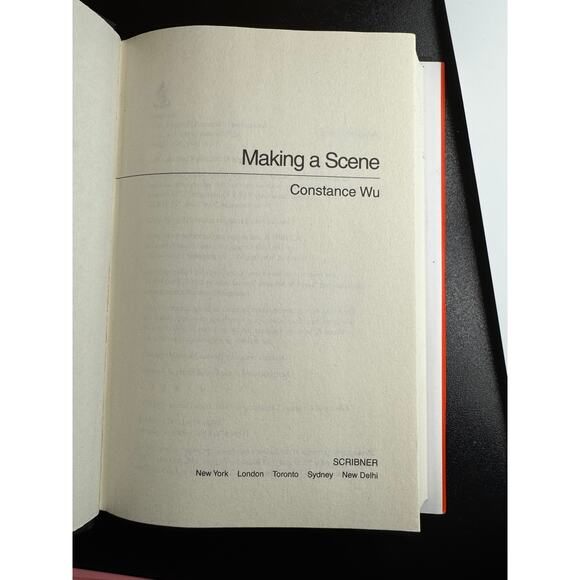 BOOK NEW Making a Scene Hardcover – October 4, 2022 by Constance Wu - Picture 4 of 5
